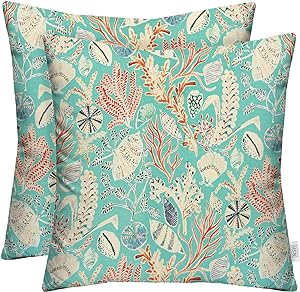 Set of 2 or 4 Throw Pillows | Square & Lumbar Options | Blue Ocean Life | SUMMER FLASH SALE - RSH Decor