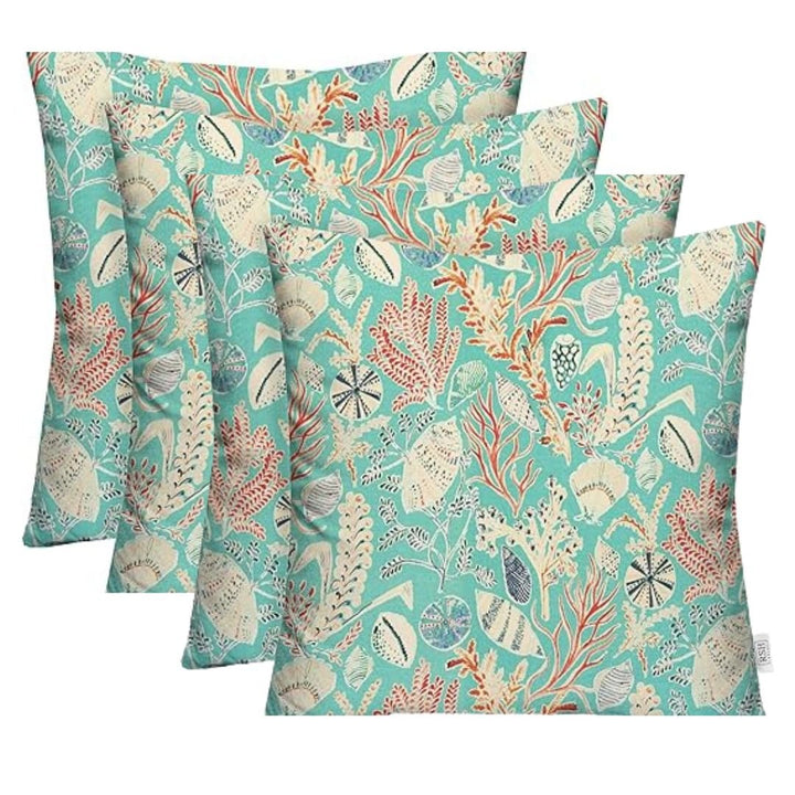 Set of 2 or 4 Throw Pillows | Square & Lumbar Options | Blue Ocean Life | SUMMER FLASH SALE - RSH Decor