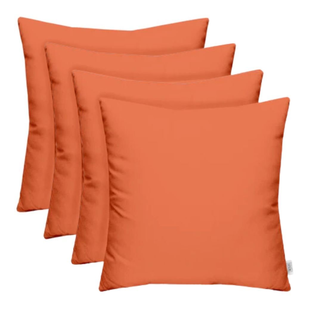 Set of 2 or 4 Throw Pillows | Square & Lumbar Options | Coral | SUMMER | FLASH SALE - RSH Decor