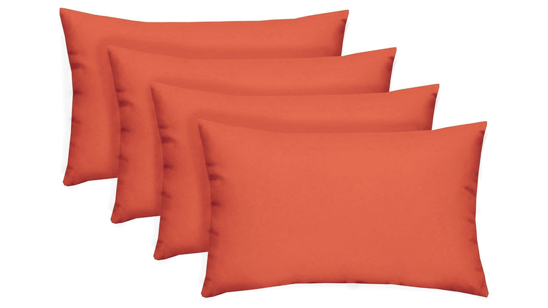 Set of 2 or 4 Throw Pillows | Square & Lumbar Options | Coral | SUMMER | FLASH SALE - RSH Decor