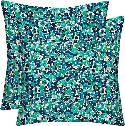 Set of 2 or 4 Throw Pillows | Square & Lumbar Options | Cranston Capri Blue Floral | SUMMER FLASH SALE - RSH Decor