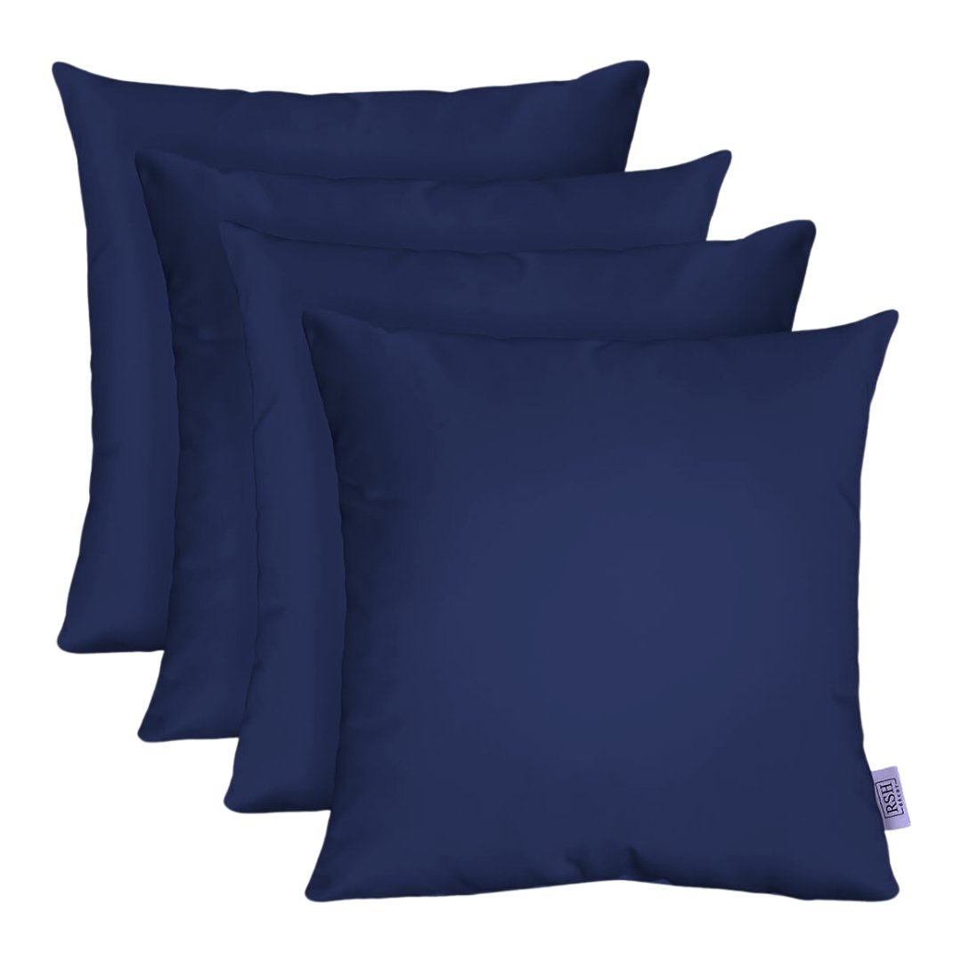 Set of 2 or 4 Throw Pillows | Square & Lumbar Options | Navy | SUMMER FLASH SALE - RSH Decor