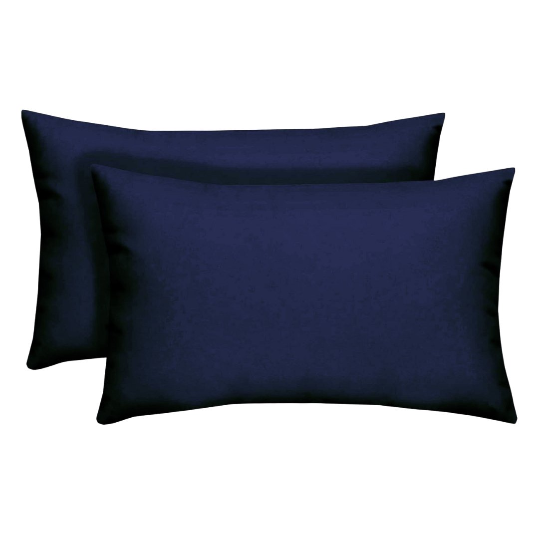 Set of 2 or 4 Throw Pillows | Square & Lumbar Options | Navy | SUMMER FLASH SALE - RSH Decor