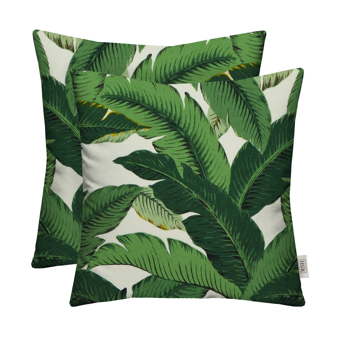 Set of 2 or 4 Throw Pillows | Square & Lumbar Options | Swaying Palms Aloe | SUMMER FLASH SALE - RSH Decor