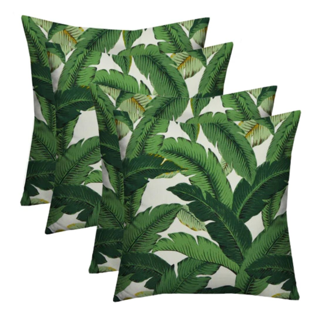 Set of 2 or 4 Throw Pillows | Square & Lumbar Options | Swaying Palms Aloe | SUMMER FLASH SALE - RSH Decor