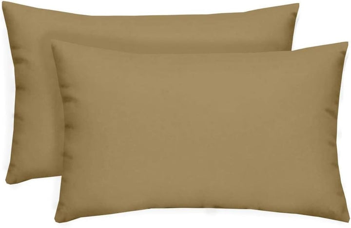 Set of 2 or 4 Throw Pillows | Square & Lumbar Options | Tan - RSH Decor