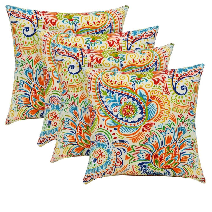 Set of 2 or 4 Throw Pillows | Square Options | Thin Line Paisley | SUMMER FLASH SALE - RSH Decor
