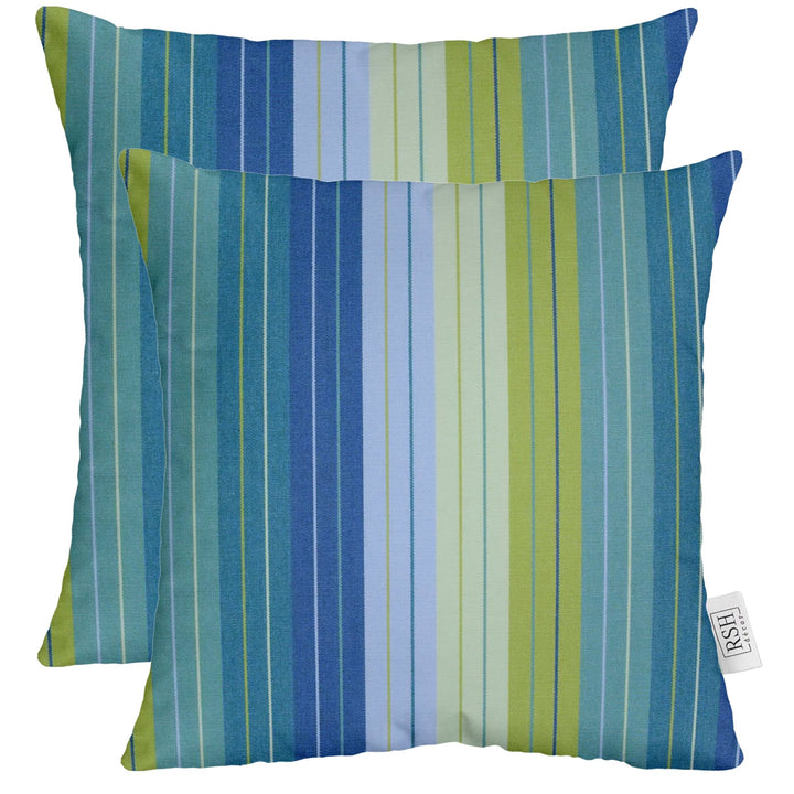 Set of 2 Square Throw Pillows | Square | Sunbrella Patterns - RSH Decor