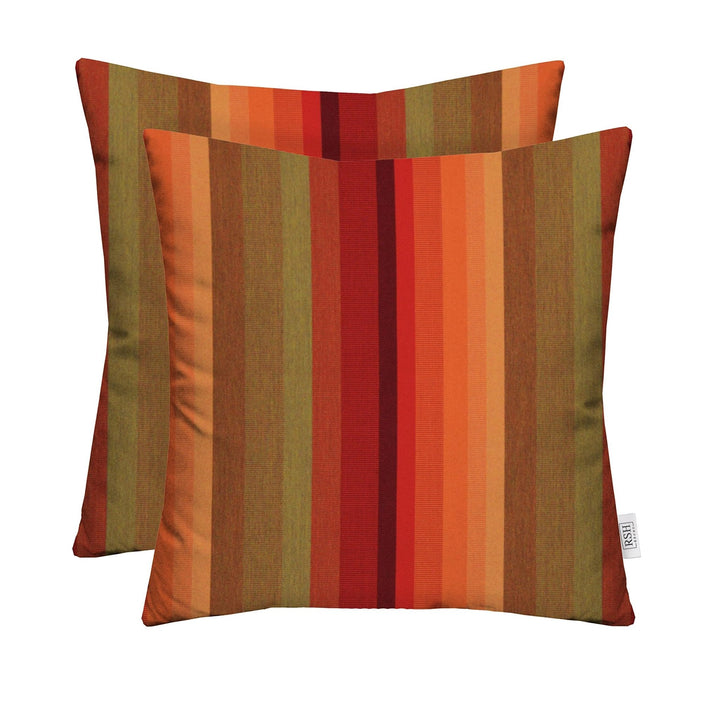 Set of 2 Square Throw Pillows | Square | Sunbrella Patterns - RSH Decor