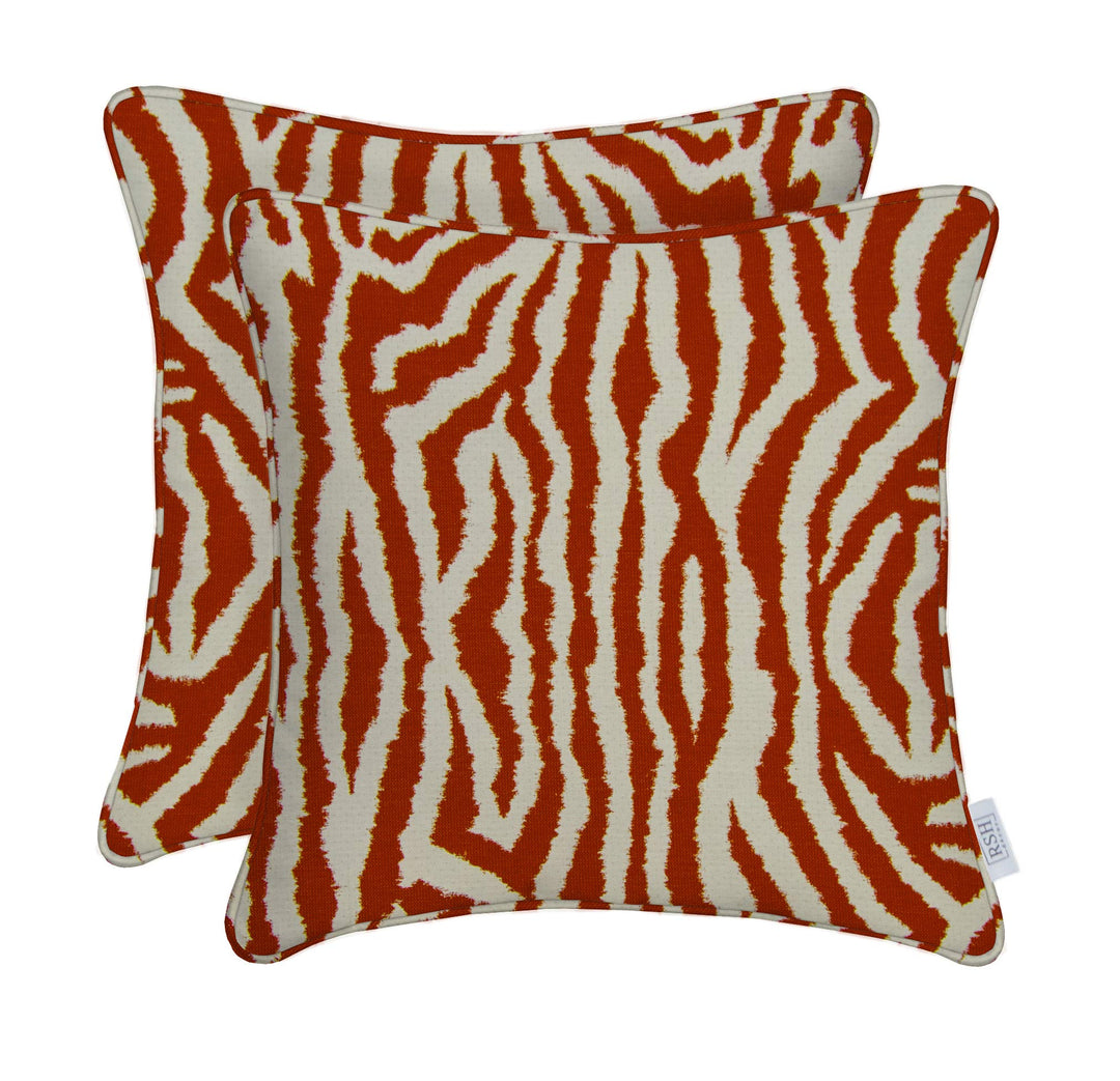 Set of 2 Square Throw Pillows | Square | Sunbrella Patterns - RSH Decor