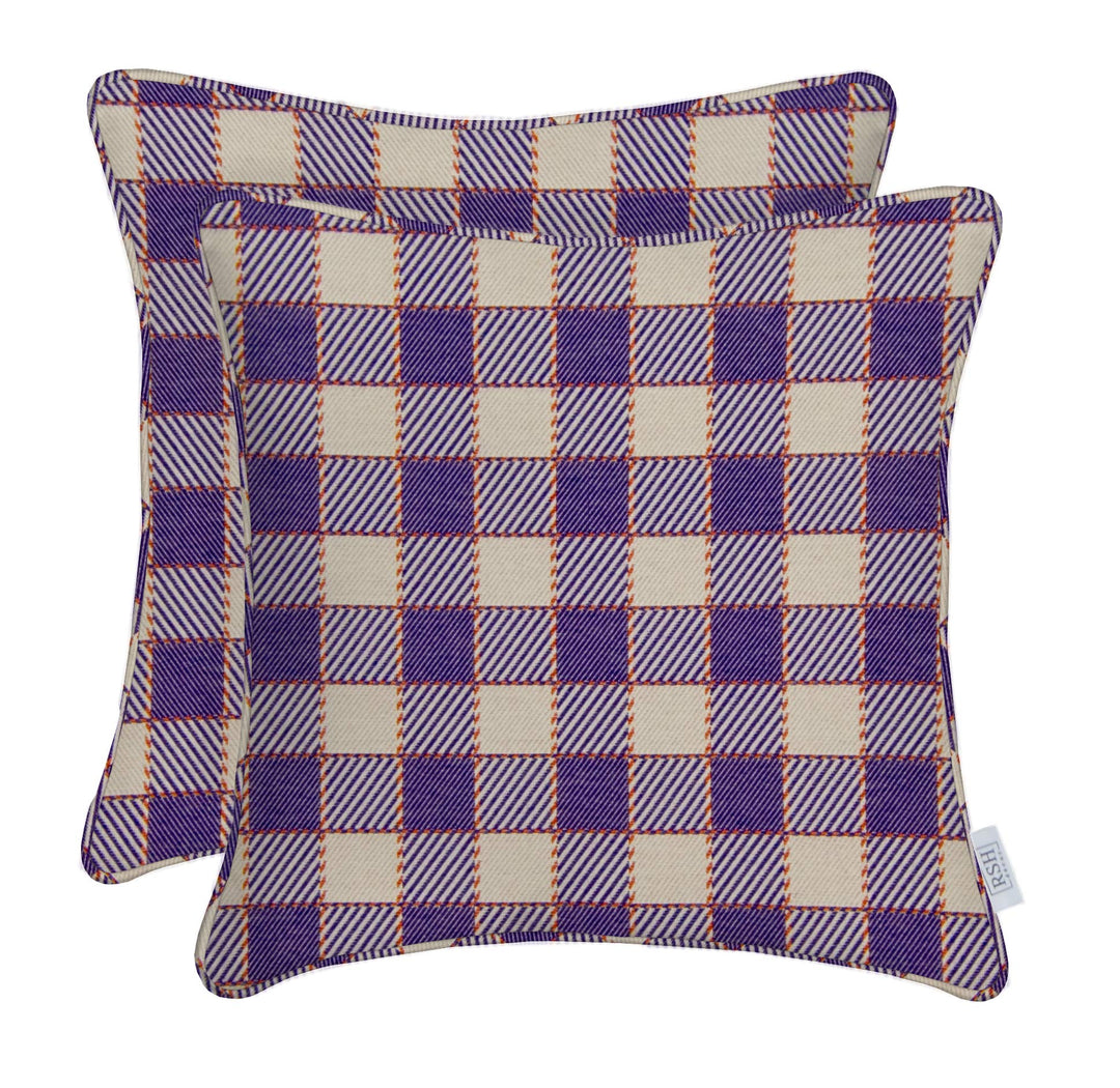 Set of 2 Square Throw Pillows | Square | Sunbrella Patterns - RSH Decor