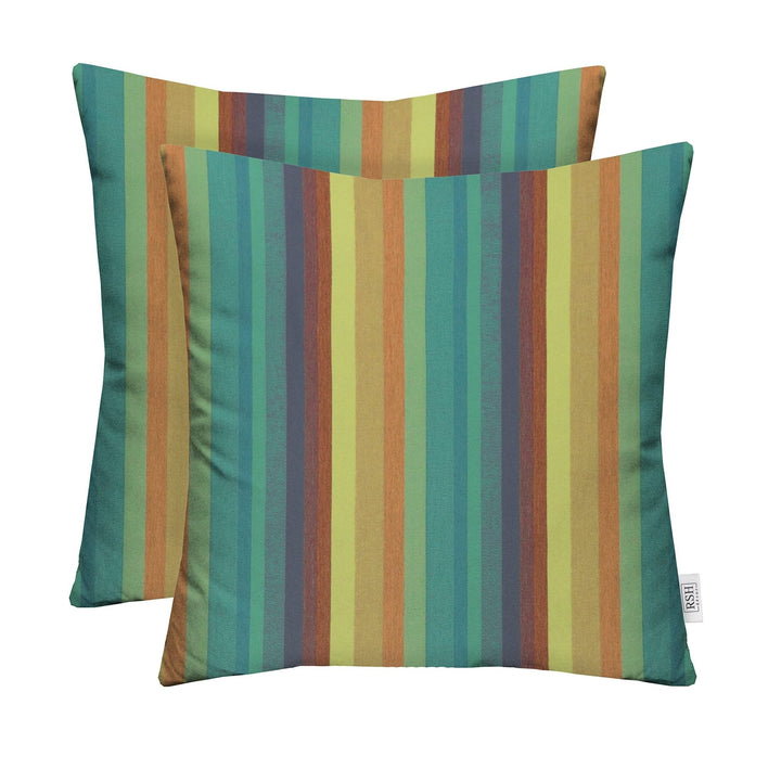 Set of 2 Square Throw Pillows | Square | Sunbrella Patterns - RSH Decor