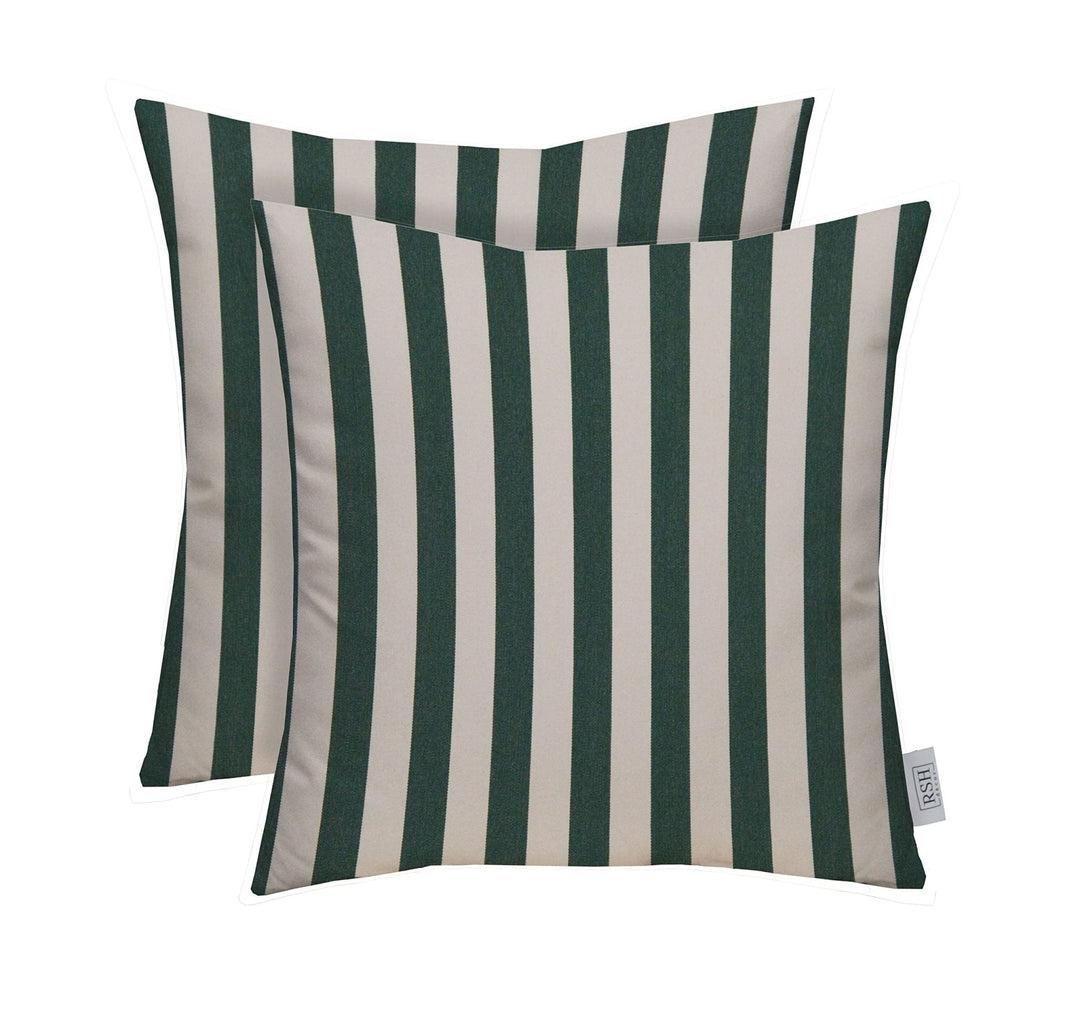 Set of 2 Square Throw Pillows | Square | Sunbrella Patterns - RSH Decor