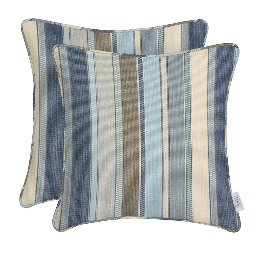 Set of 2 Square Throw Pillows | Sunbrella Designer Fusion Collection - RSH Decor