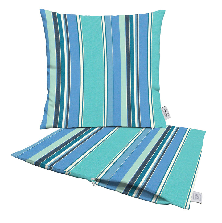 Set of 2 Square Zippered Throw Pillow Covers | Sunbrella Patterns - RSH Decor