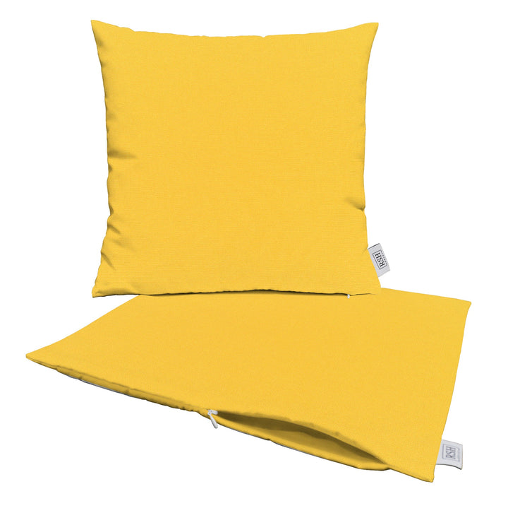 Set of 2 Square Zippered Throw Pillow Covers | Sunbrella Solids - RSH Decor