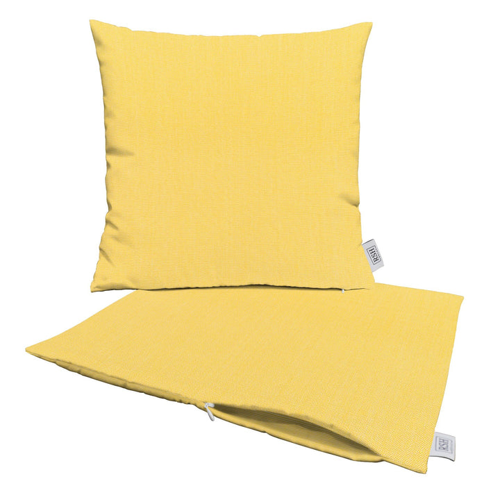 Set of 2 Square Zippered Throw Pillow Covers | Sunbrella Solids - RSH Decor