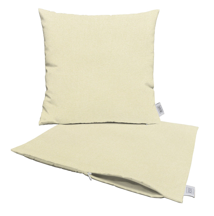 Set of 2 Square Zippered Throw Pillow Covers | Sunbrella Solids - RSH Decor