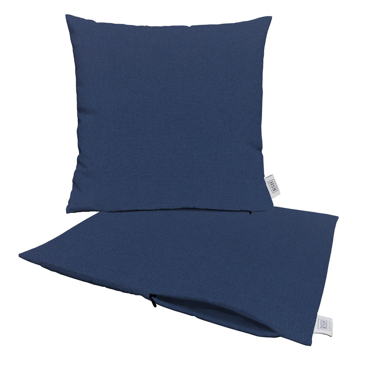 Set of 2 Square Zippered Throw Pillow Covers | Sunbrella Solids - RSH Decor