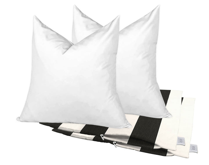 Set of 2 Square Zippered Throw Pillow Covers with Inserts | Sunbrella Patterns - RSH Decor