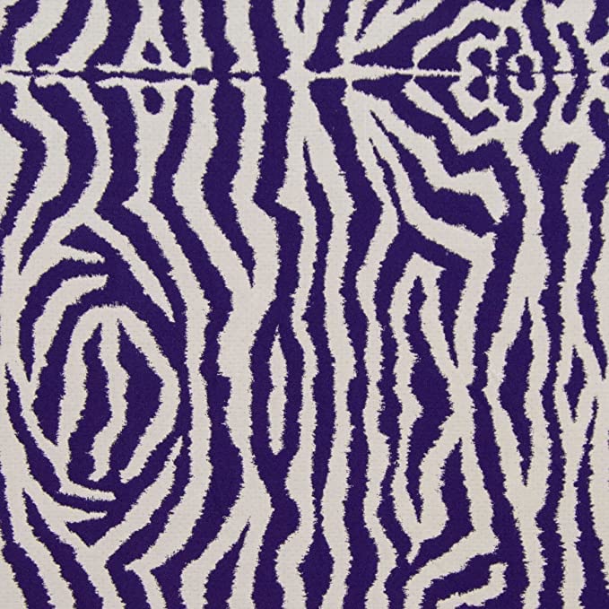 Set of 2 Throw Pillows | Lumbar 20" x 12" | Sunbrella Performance Fabric | Sunbrella Purple Bengal - RSH Decor