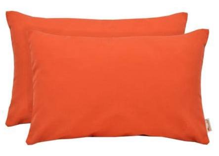 Set of 2 Throw Pillows | Lumbar 20" x 12" | Sunbrella Solids - RSH Decor