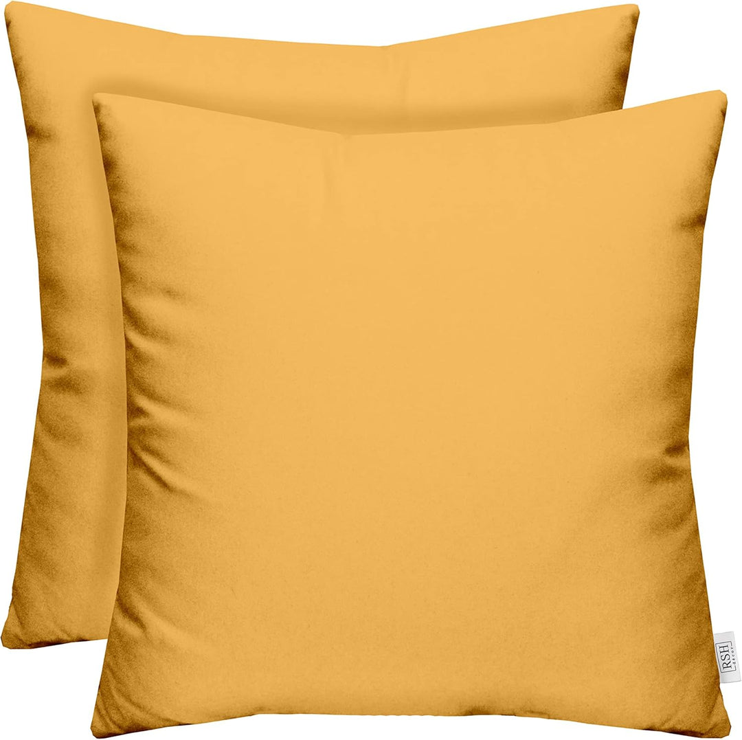 Set of 2 Throw Pillows | Square | Sunbrella Solids - RSH Decor