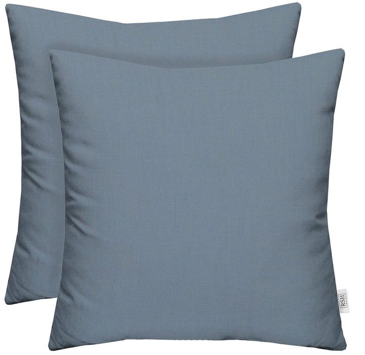 Set of 2 Throw Pillows | Square | Sunbrella Solids - RSH Decor