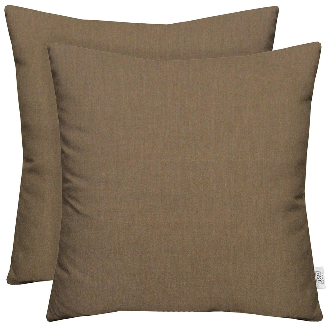 Set of 2 Throw Pillows | Square | Sunbrella Solids - RSH Decor