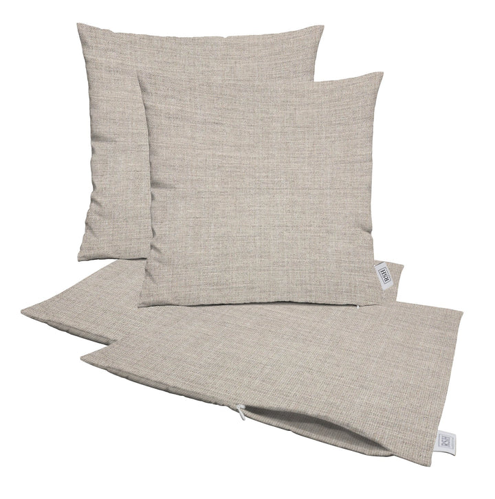 Set of 4 Square Zippered Throw Pillow Covers | Sunbrella Solids - RSH Decor