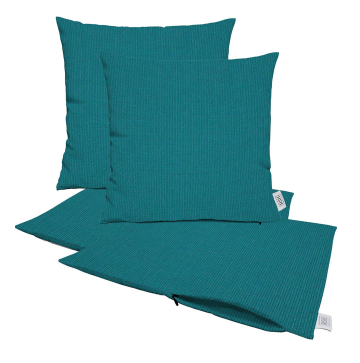 Set of 4 Square Zippered Throw Pillow Covers | Sunbrella Solids - RSH Decor