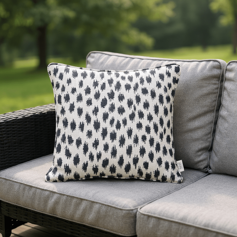 Sunbrella Agra Indigo Designer Square Throw Pillow - RSH Decor