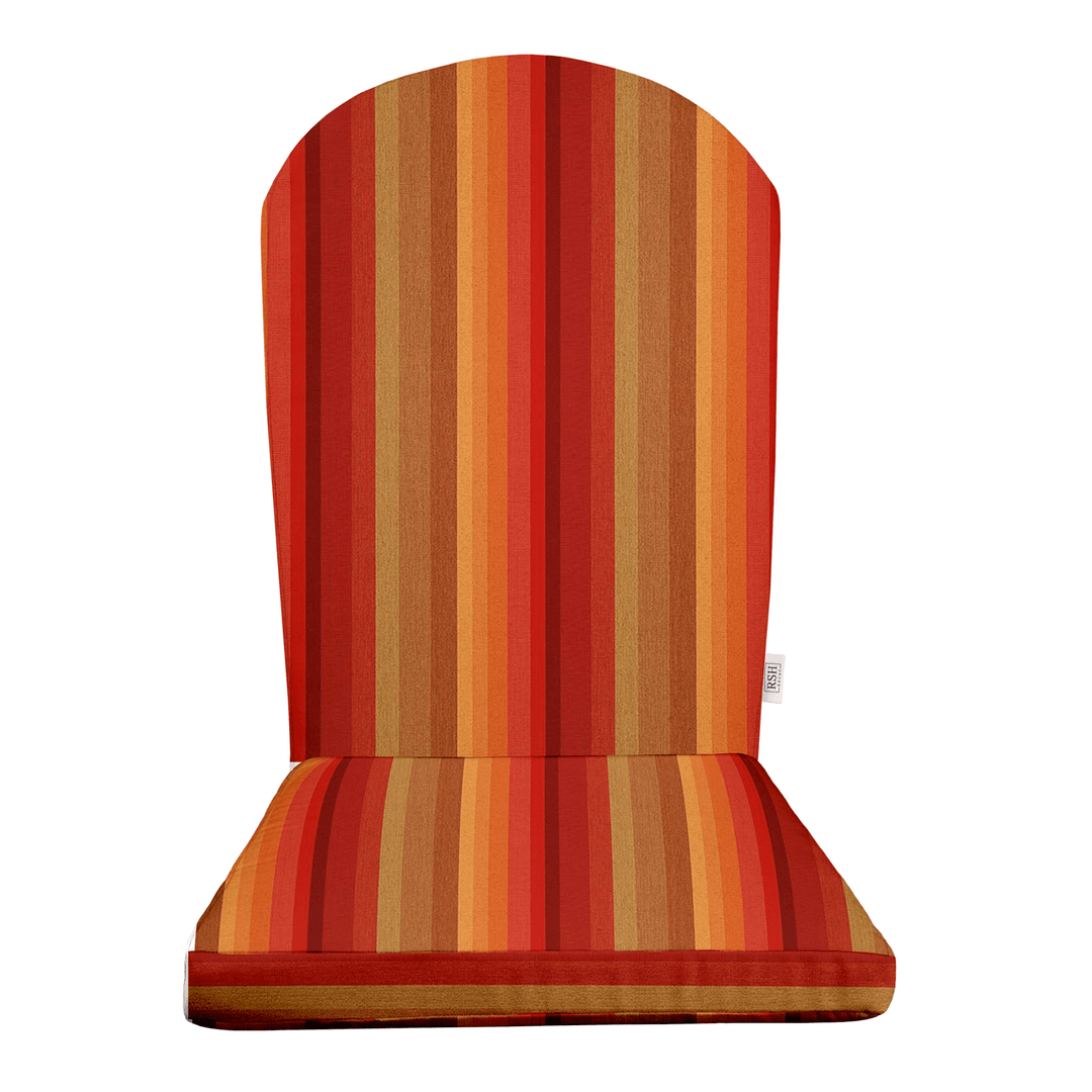Sunbrella Astoria Stripes Foam Adirondack/Rocking Chair Cushion - RSH Decor