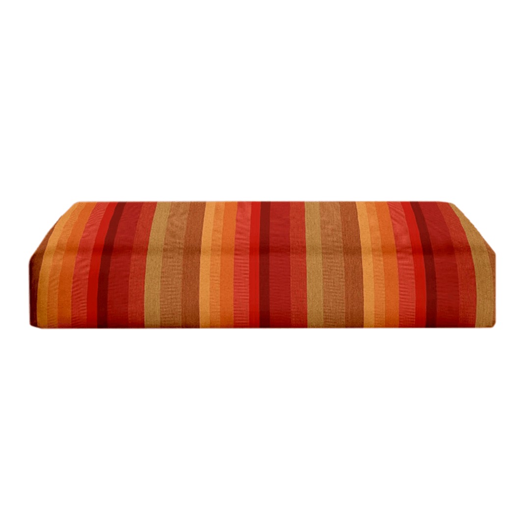 Sunbrella Astoria Stripes Foam Ottoman Replacement Cushion - RSH Decor