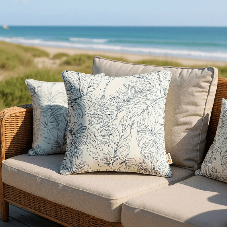 Sunbrella Calm Designer Square Throw Pillow - RSH Decor