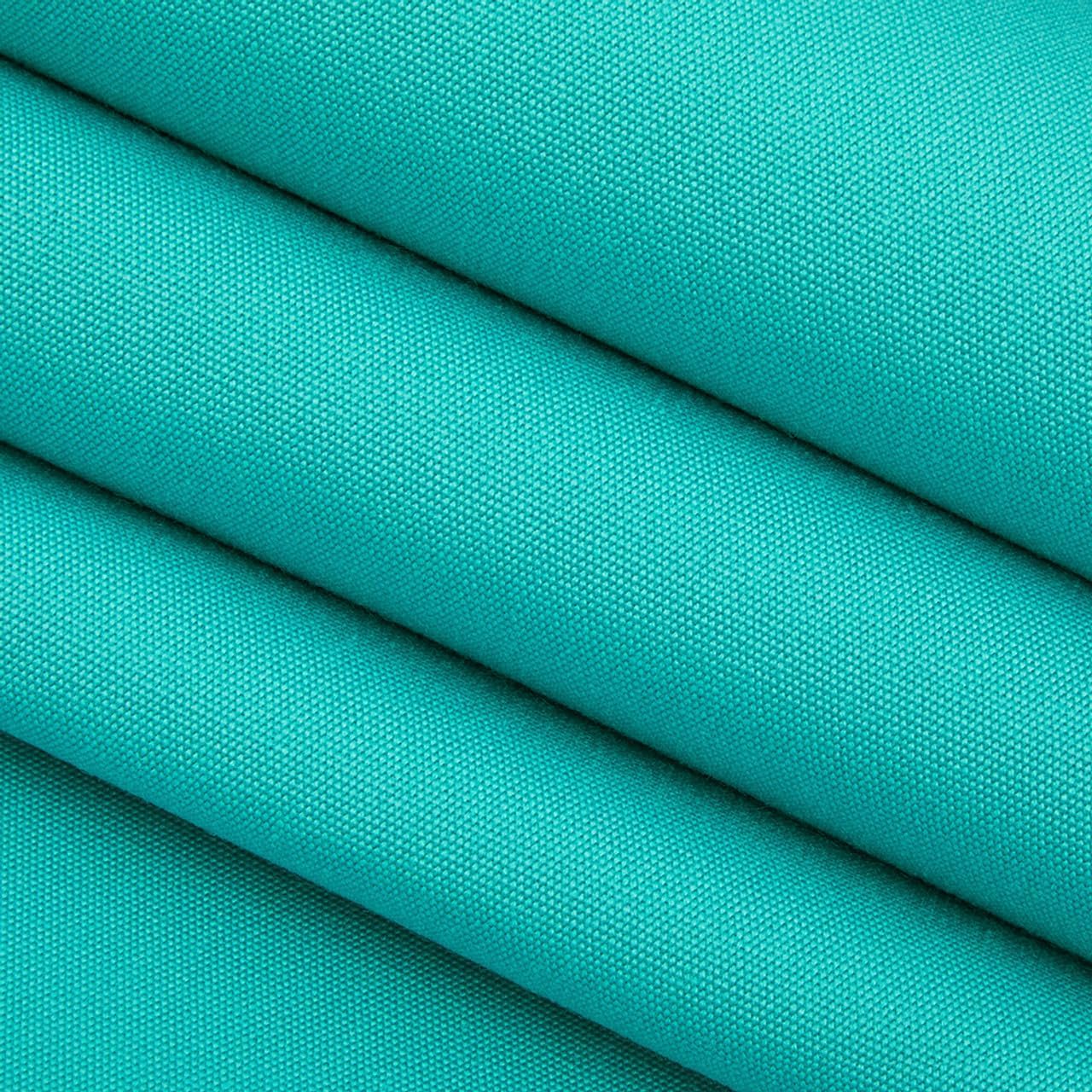 Sunbrella Canvas Aruba Blue Teal Indoor / Outdoor Tufted Cushion with Ties for Bench, Swing, Glider - Choose Size (41" x 20") - RSH Decor