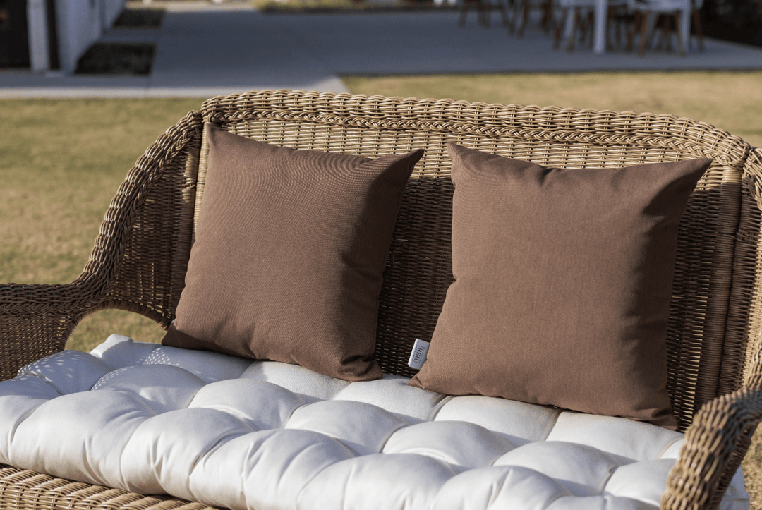 Sunbrella Canvas Neutrals Square Throw Pillow - RSH Decor