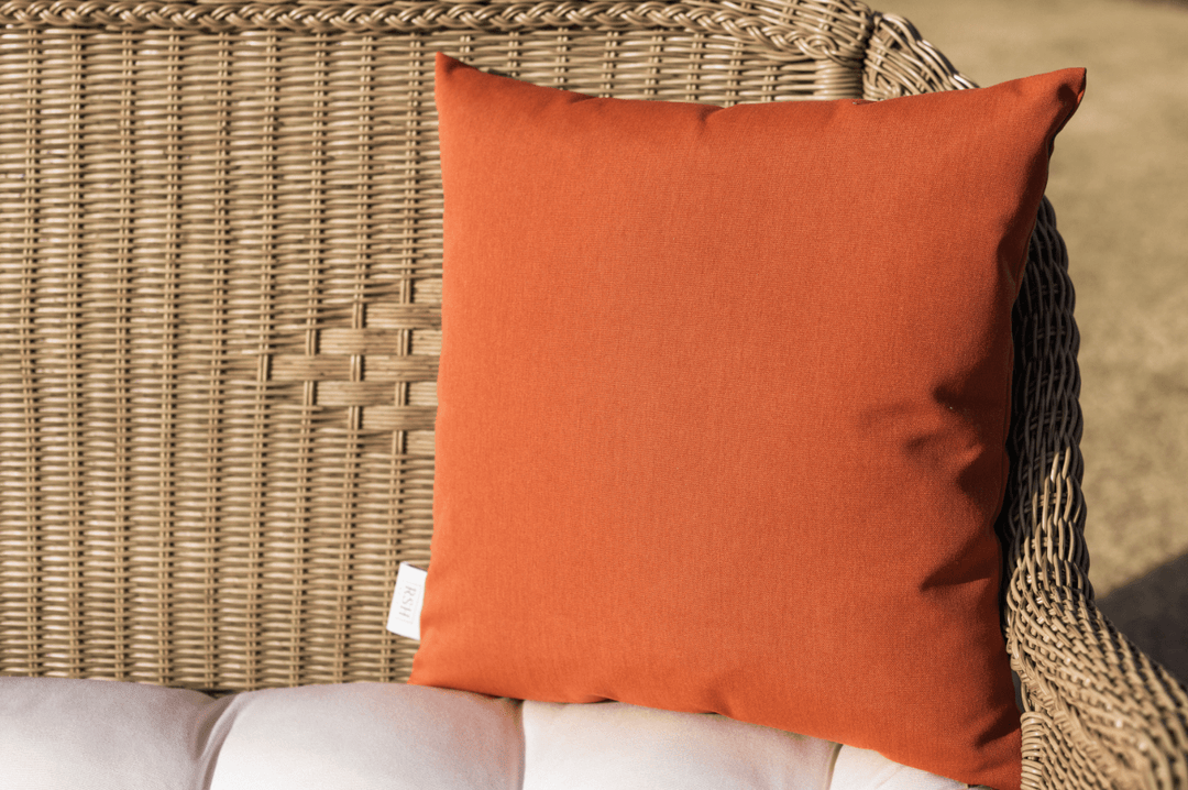Sunbrella Canvas Oranges Square Throw Pillow - RSH Decor
