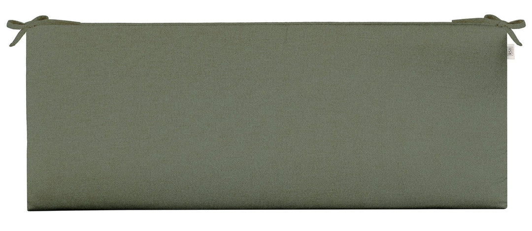 Sunbrella Cast Greens & Blues 3" Foam Bench Cushion with Ties - RSH Decor