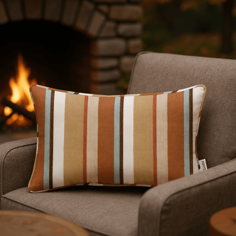 Sunbrella Designer Beaming Lumbar Throw Pillow - RSH Decor