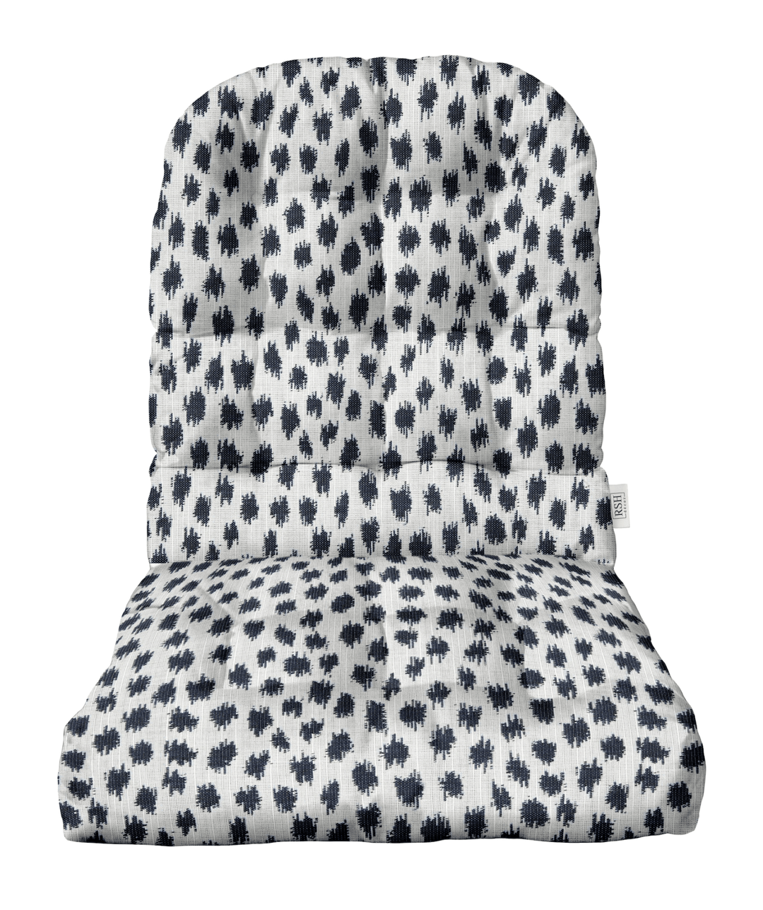 Sunbrella Designer Fusion Agra Indigo Tufted Adirondack Chair Cushion - RSH Decor