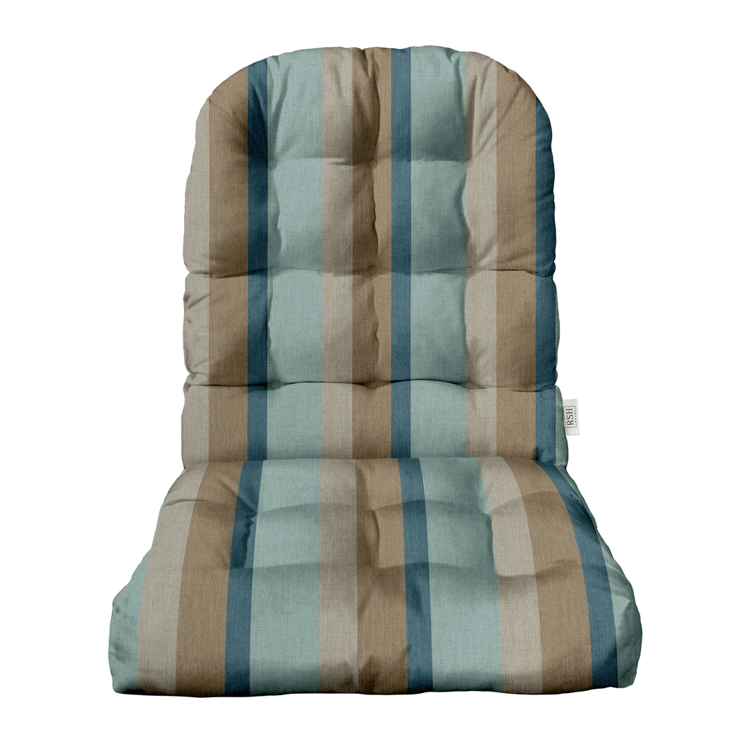 Sunbrella Designer Fusion Gateway Mist Tufted Adirondack Chair Cushion - RSH Decor