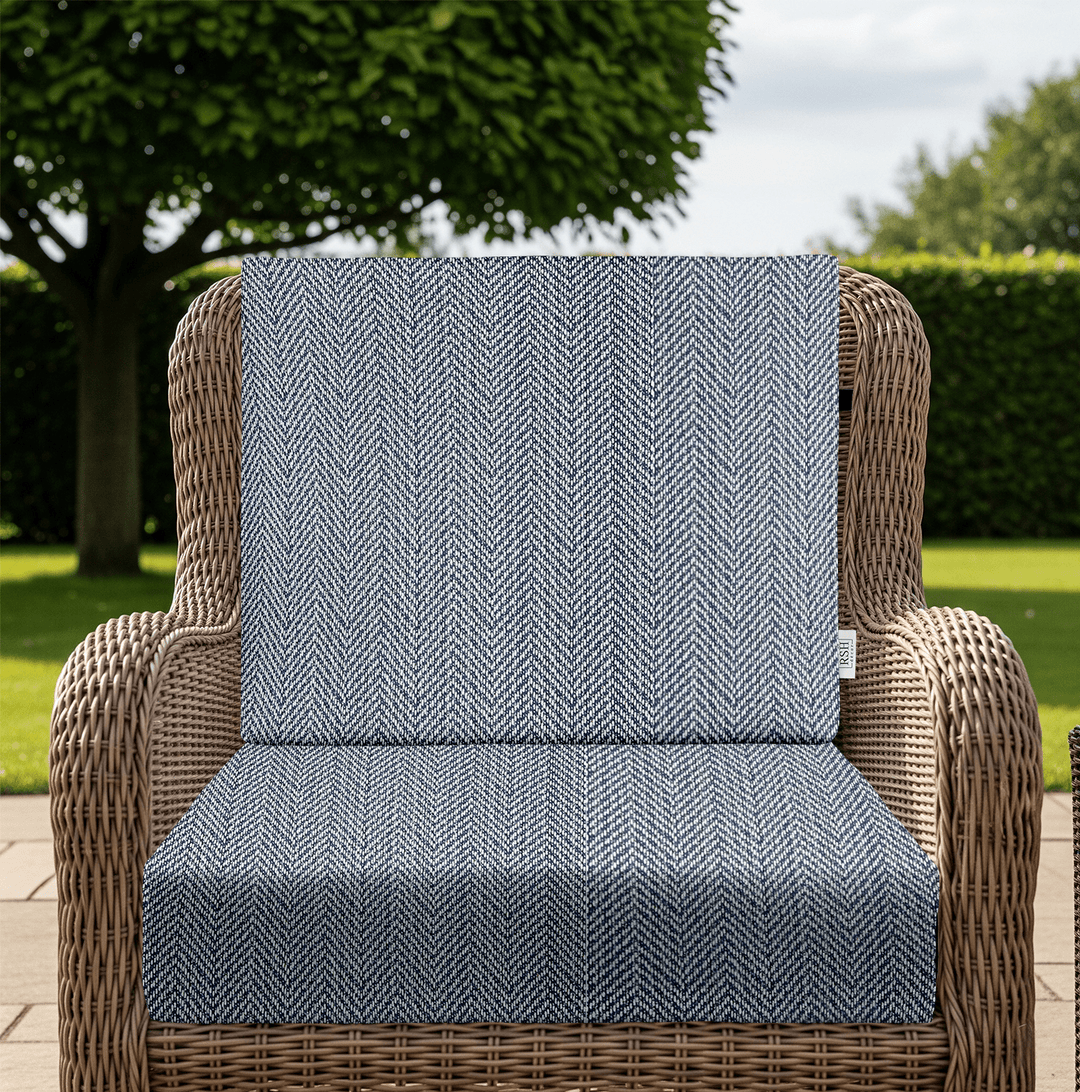Sunbrella Designer Fusion Posh Deep Seating Foam Back Chair Cushion Set - RSH Decor