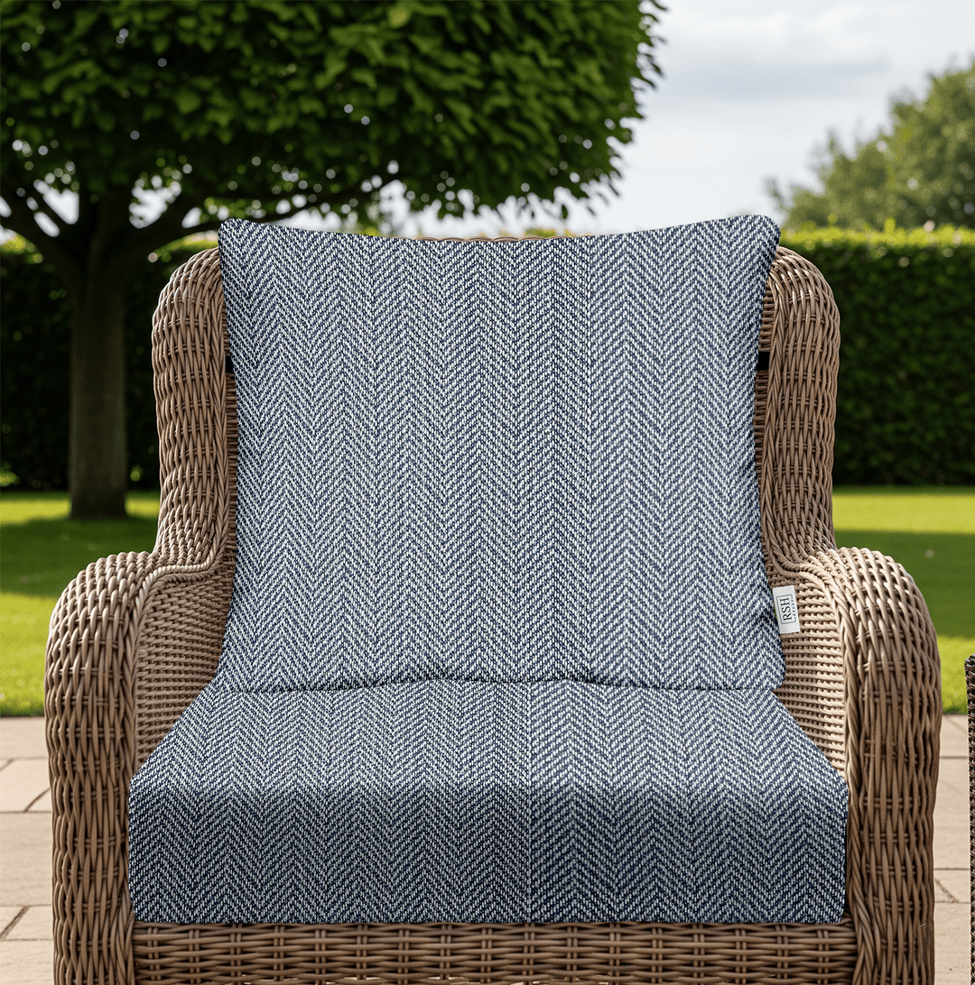 Sunbrella Designer Fusion Posh Deep Seating Pillow Back Chair Cushion Set - RSH Decor