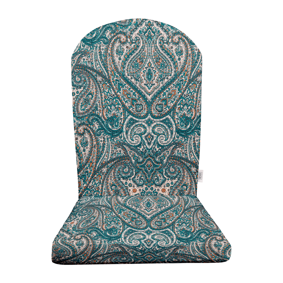 Sunbrella Designer Fusion Sabine Jewel Paisley Foam Adirondack/Rocking Chair Cushion - RSH Decor