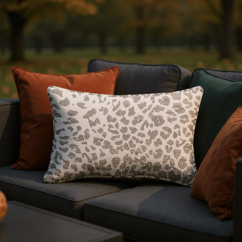 Sunbrella Designer Instinct Dune Lumbar Throw Pillow - RSH Decor