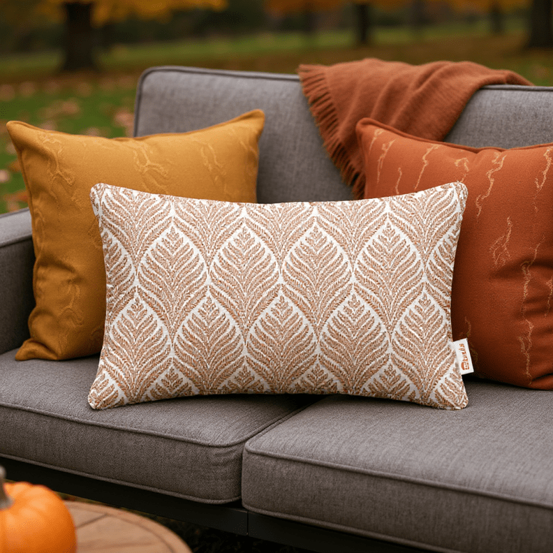Sunbrella Designer Linnaeus Lumbar Throw Pillow - RSH Decor