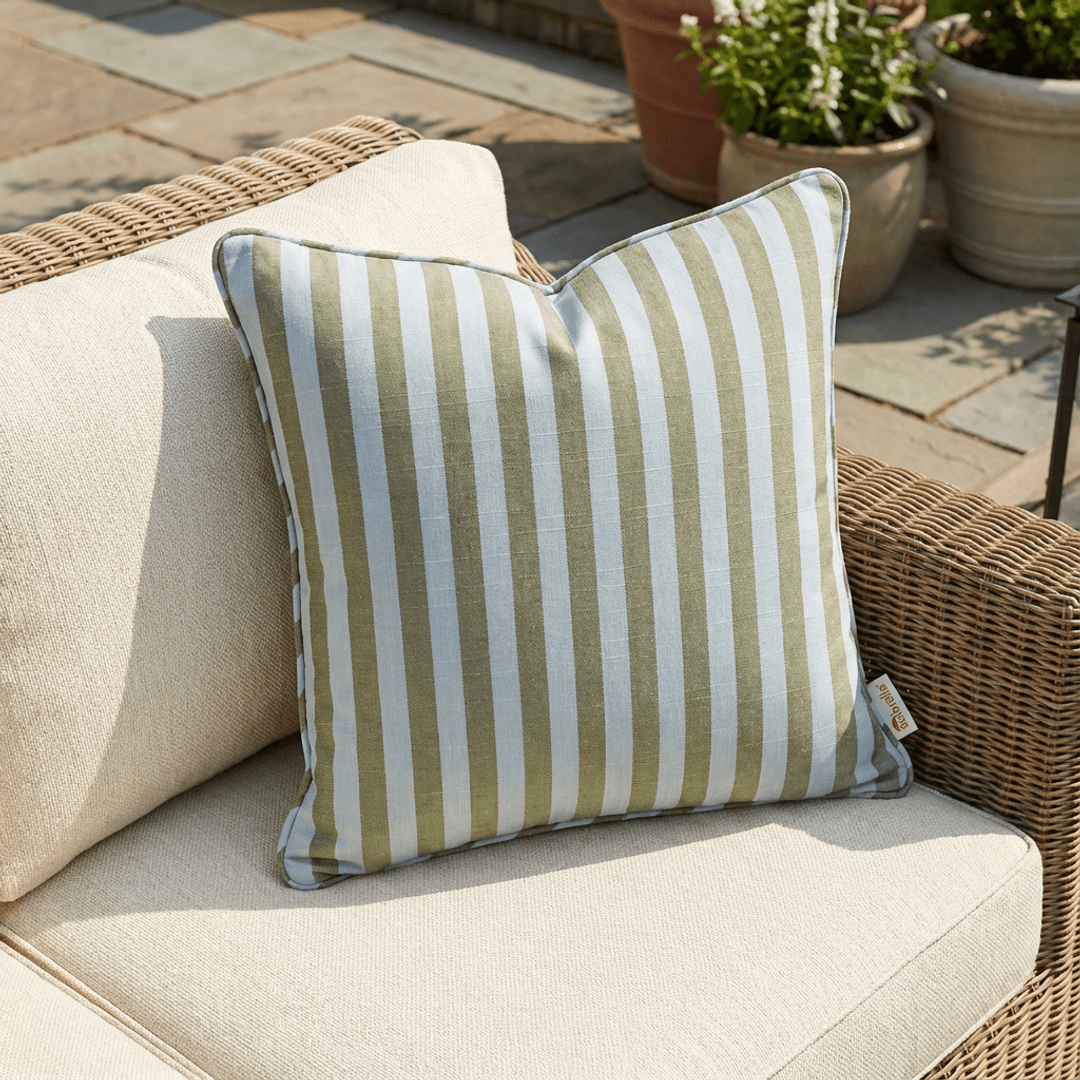 Sunbrella Sail Away Designer Square Throw Pillow - RSH Decor