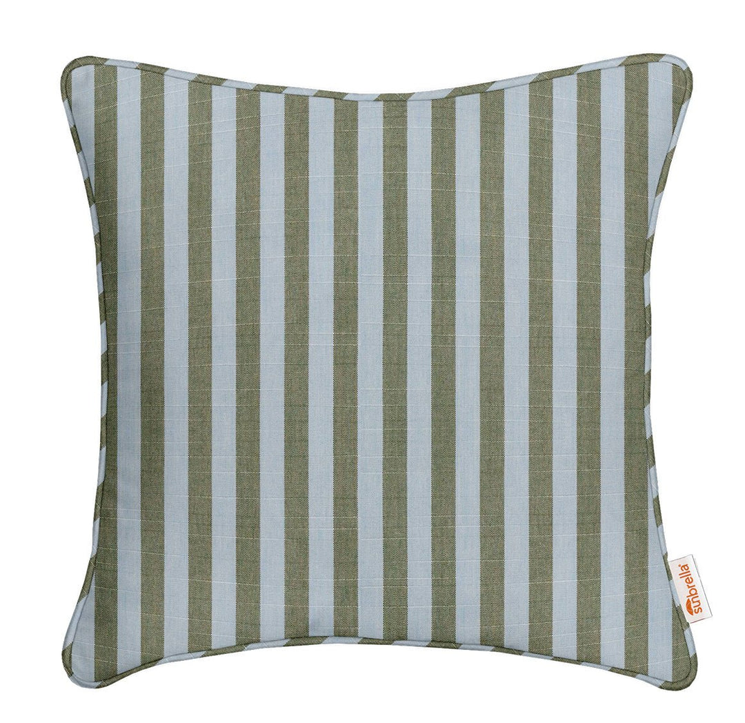 Sunbrella Sail Away Designer Square Throw Pillow - RSH Decor