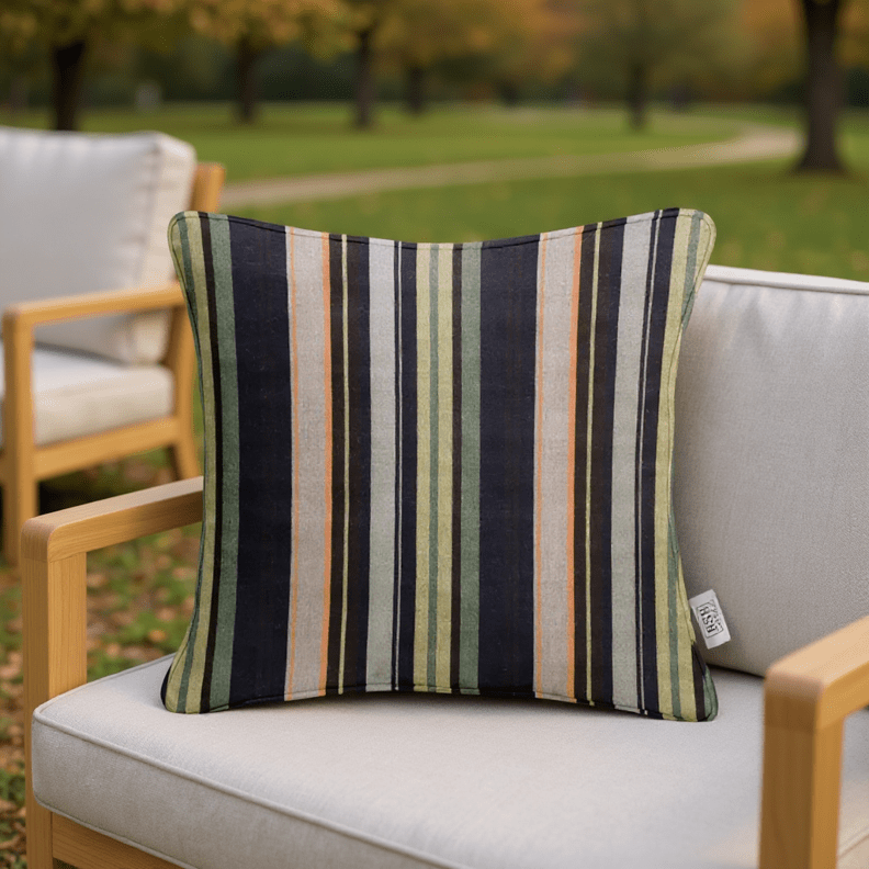 Sunbrella Tradition Aspen Designer Square Throw Pillow - RSH Decor